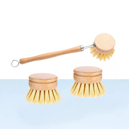 Diskborste i bambu – diska utan att få mikroplaster i maten